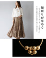 調整出来る金の葡萄ネックレス