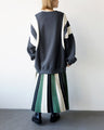 A simple yet striking oversized pullover sweatshirt
