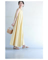 Soft and easy to walk in toe ring style single pearl sandals
