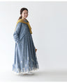 Luxurious jellyfish embroidery dress