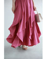 Fluttering petal frill skirt