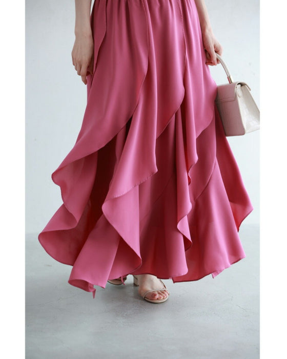 ひらひら花びらフリルスカート