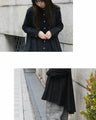 [SANPO LUSSO] Elegant draped shirt