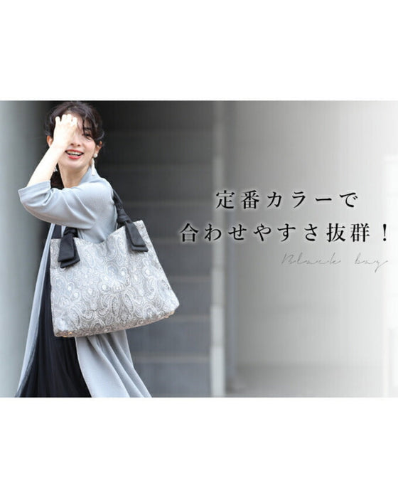 1泊2日限定 大容量 ペイズリー柄 サブバッグ 鞄