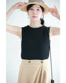 Summer knit short cut and sew top