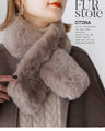 Addictive texture. Fur stole