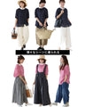 <2 colors available> A two-way shirt top with a different look