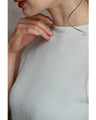 A stretchy cut-and-sew top with a subtle sparkle