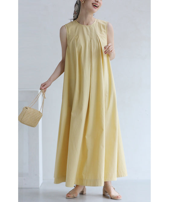 A dress that covers the chest area for slim people