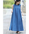 A dress that covers the chest area for slim people