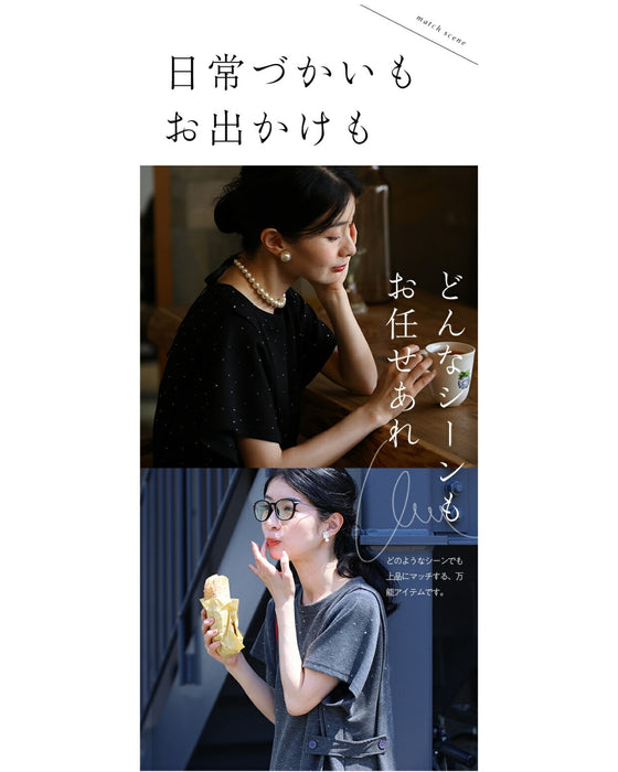 楽なのにきちんと見せ 星空ワンピース