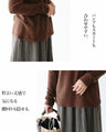 [Sale items cannot be returned or exchanged] Bicolor turtleneck top