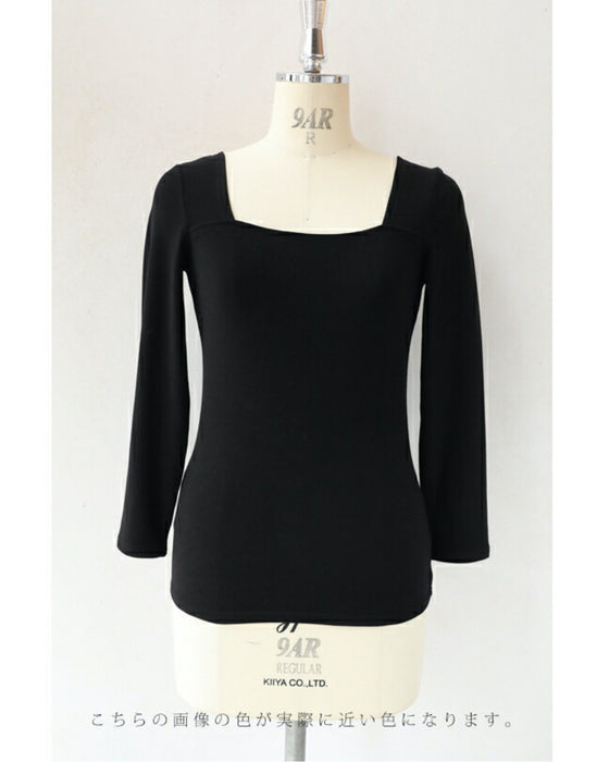 【セール商品返品交換不可】首が開いた服に対応。服から見せないインナートップス