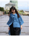 Elegant top with ciel buttons