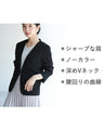Thin version Impressed with the ease of movement Stretchable Collarless Jacket