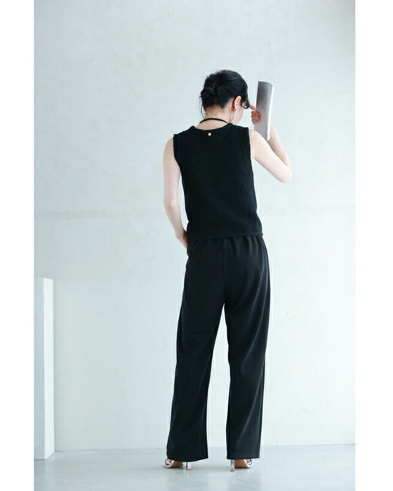 Summer knit short cut and sew top