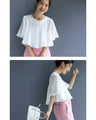 Shell lace top that hides your upper arms