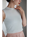 A stretchy cut-and-sew top with a subtle sparkle