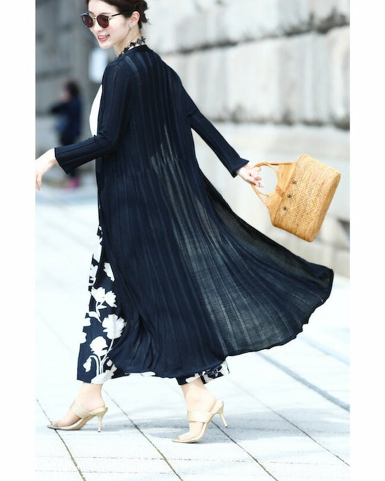 【アウトレット返品交換不可】1枚あればコーデが広がる。着回しロングカーディガン羽織り