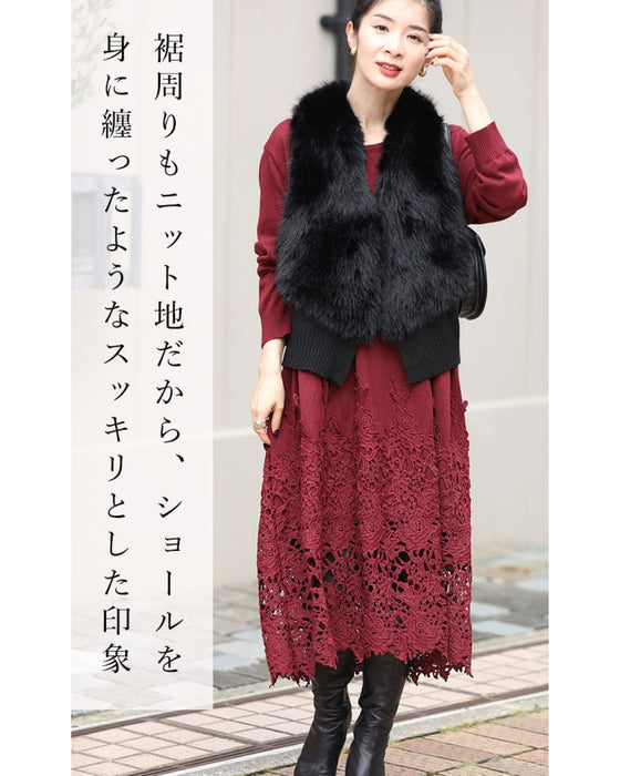 A fur vest for beginners that doesn't look flashy and looks neat