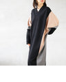 A cocoon knit dress that hides your figure and looks stylish in seconds