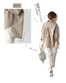An overshirt that flaunts a great silhouette and falls to the back