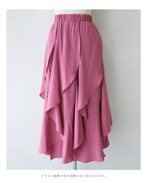 ひらひら花びらフリルスカート