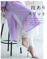 Lily flower peonies long shirt that makes your neck look longer