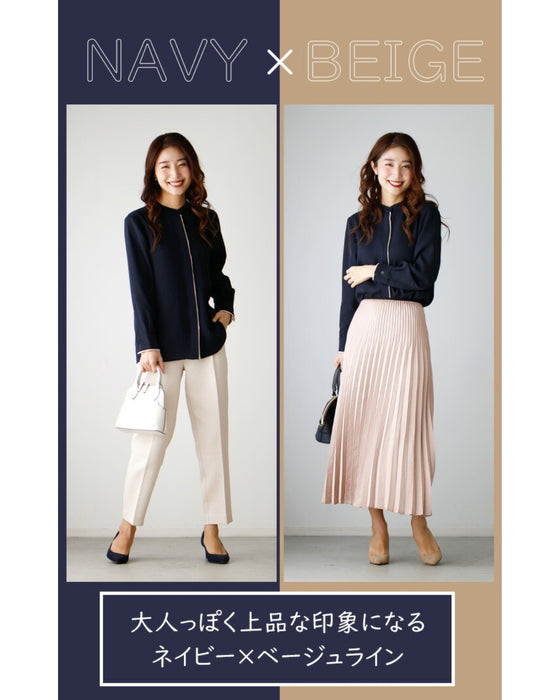 お仕事スーツの インナー ブラウス 普通にならない!