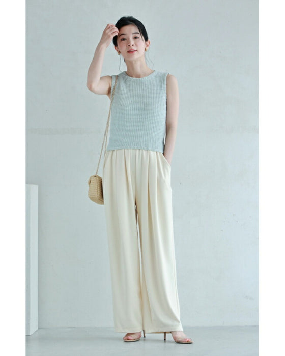 Summer knit short cut and sew top
