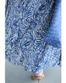 (Petticoat included) A cool and refreshing long skirt with an animal print