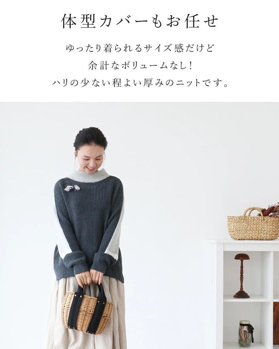 A lovely knit top with a variety of shades
