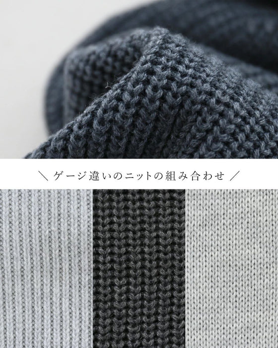 A lovely knit top with a variety of shades