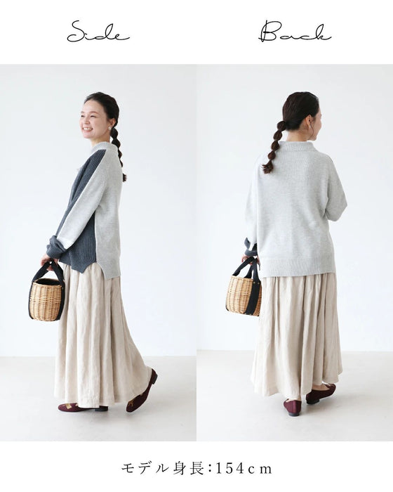A lovely knit top with a variety of shades