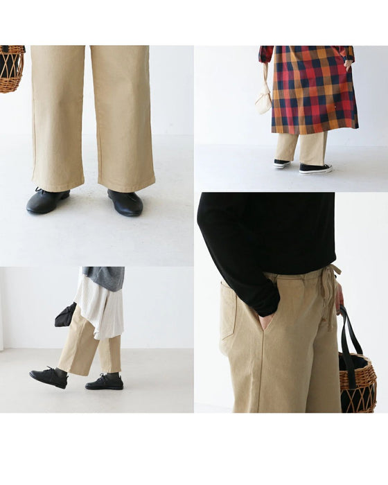 ラクなのに、きれい見え。パンツ