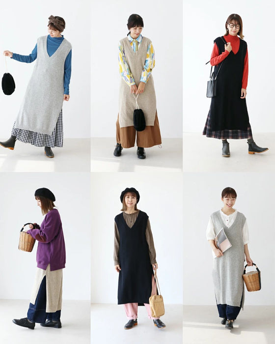 【特別再販10月10日0時販売】〈全3色〉心地良い温もりをくれる救世主トップスベスト