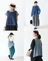<2 colors available> Stylish hidden denim vest