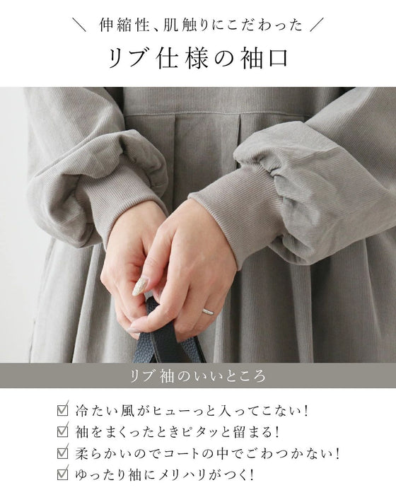 【特別再販12月15日0時販売】ほっこりコーデュロイワンピース