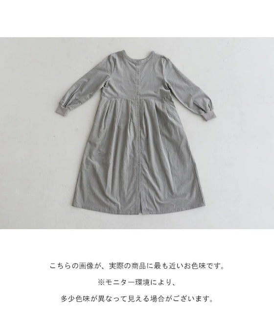 【アウトレット返品交換不可】ほっこりコーデュロイワンピース