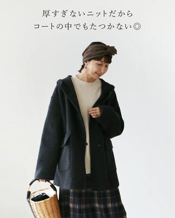 【特別再販11月19日20時販売】(全2色)もっちりなのに華奢見えトップス