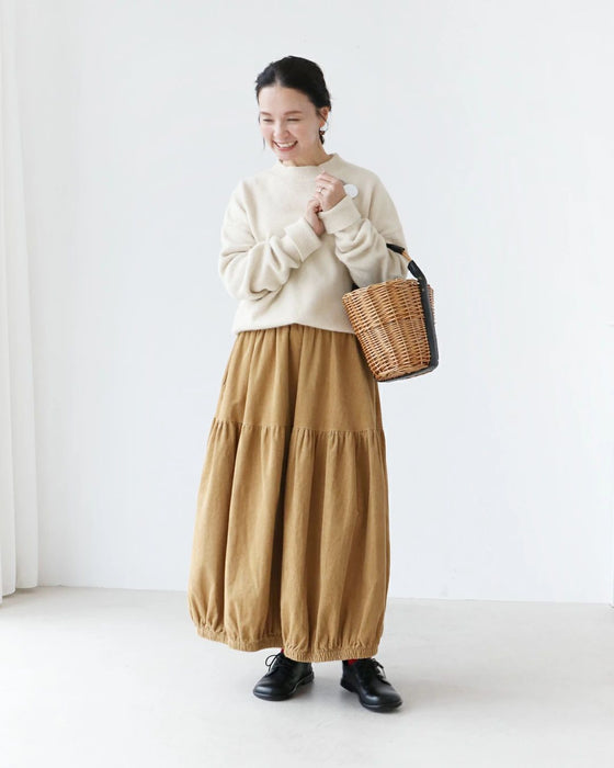 【特別再販11月19日20時販売】(全2色)もっちりなのに華奢見えトップス