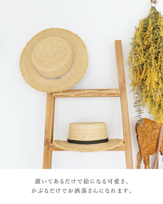 優しさを結ぶ日除けカンカン帽