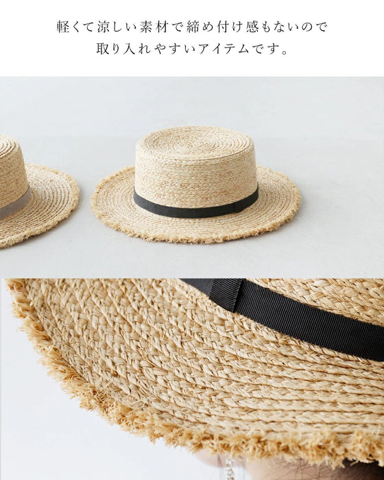 優しさを結ぶ日除けカンカン帽