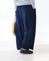 [New color navy♪ On sale from 8pm on January 25th] Magical rounded corduroy pants
