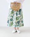 <2 sizes> Unique botanical skirt with a pattern [available from S to 4L]