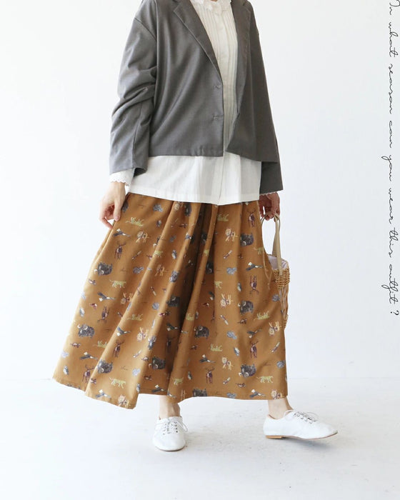 大人が楽しむ、さりげない動物柄パンツ