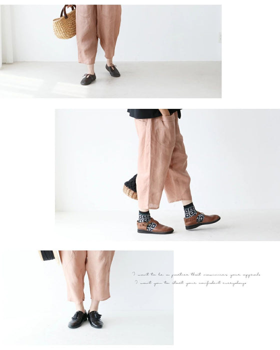 華添え色まるパンツ