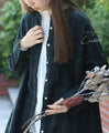Fleece-lined linen dress