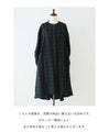 Fleece-lined linen dress
