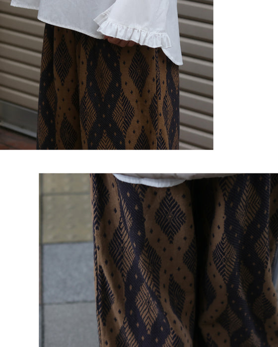 【SANPO LUSSO】ジャガードパンツ